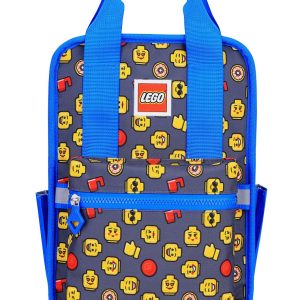 Rucsac Casual LEGO Tribini Fun Small - design Heads and Cup - albastru