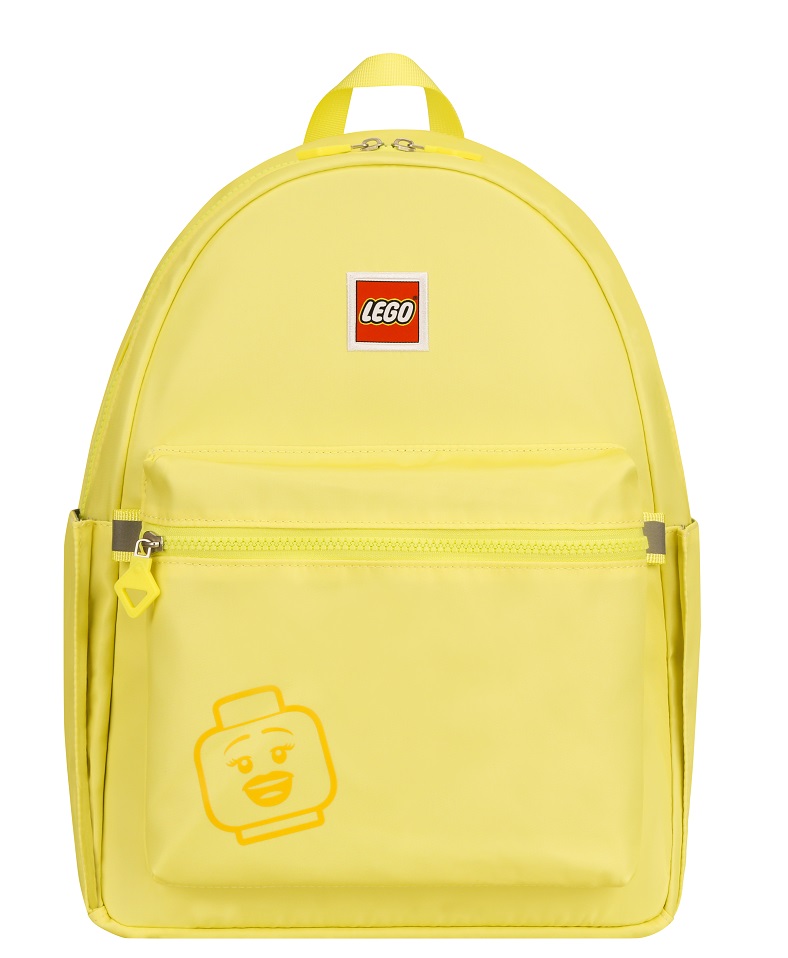 Rucsac Casual LEGO Tribini Joy Large - design Emoji - galben pastel
