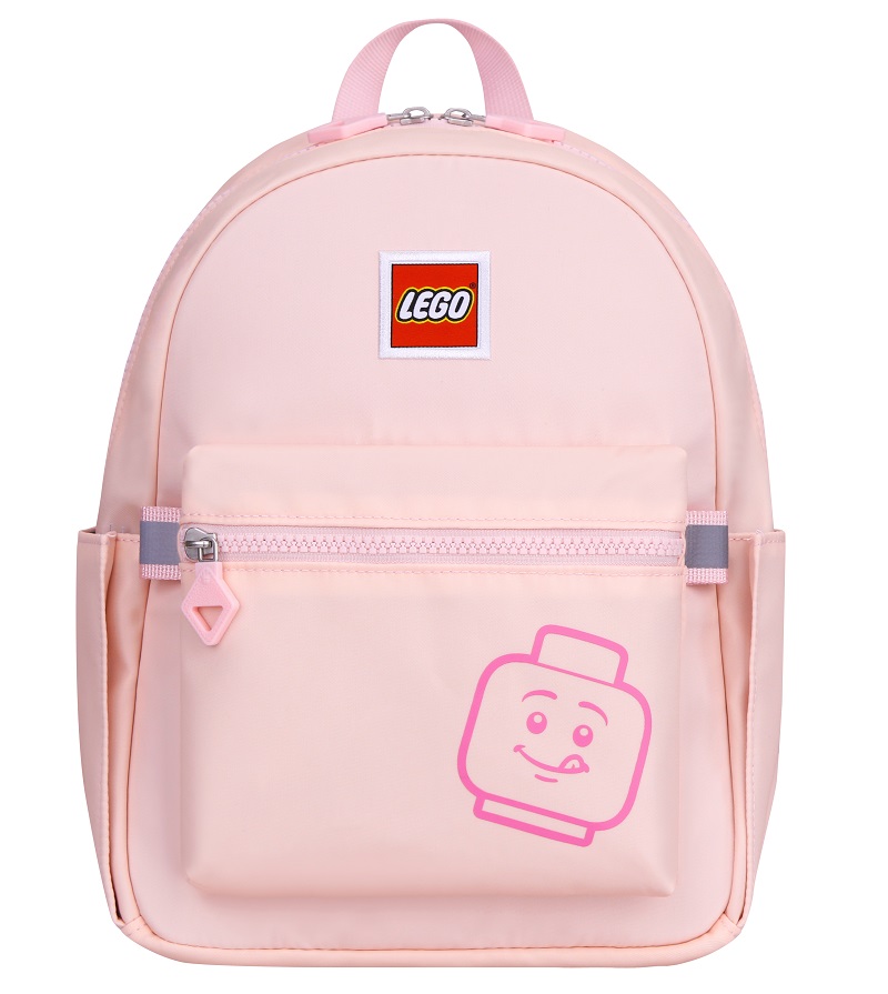 Rucsac Casual LEGO Tribini Joy Small - design Emoji - roz pastel