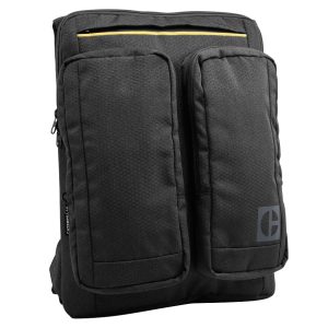 Rucsac CATERPILLAR Code - Quest Commuter, material 420D hexagonal, 2 buzunare exterioare - negru