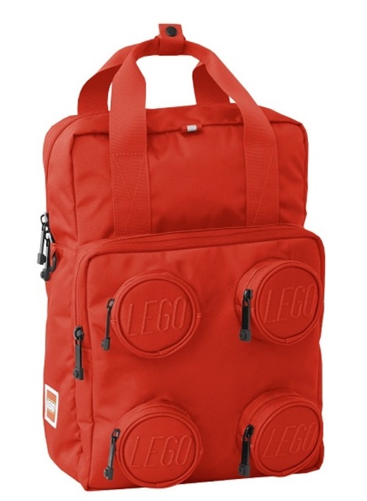 Rucsac LEGO Signature Brick 2x2 - rosu
