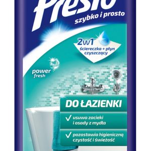 Servetele umede pentru bai (obiecte ceramice), 72 buc/pachet, Presto - efect de stralucire