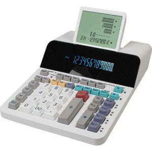 Calculator cu printare pe afisaj (fara rola hartie), 12 digits, 228 x 150 x 62 mm, SHARP EL-1901 - a