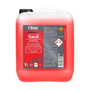 CLINEX PROFIT Sanit, 5 litri, solutie superconcentrata, curatare suprafete sanitare/bai
