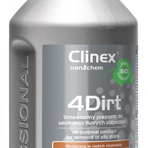 CLINEX 4Dirt, 1 litru, detergent concentrat, universal, pt. degresare si curatare suprafete murdare