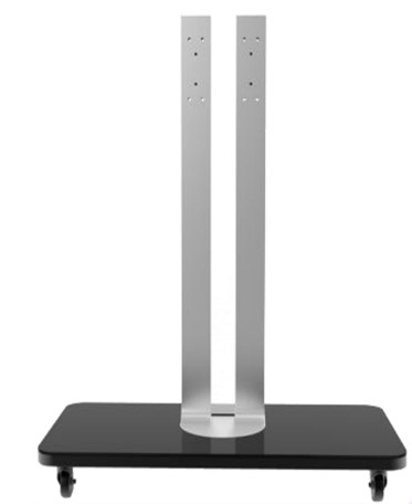 Stand pentru ecran interactiv HORION 86-98 inch, din otel carbon si sticla securizata