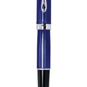 Stilou DIPLOMAT Excellence A2, cu penita M, din otel inoxidabil - Sky Line Blue Chrome