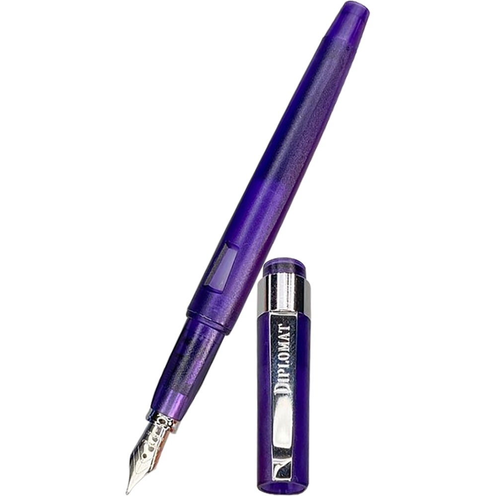 Stilou DIPLOMAT Magnum, cu penita M, din otel inoxidabil - demo purple