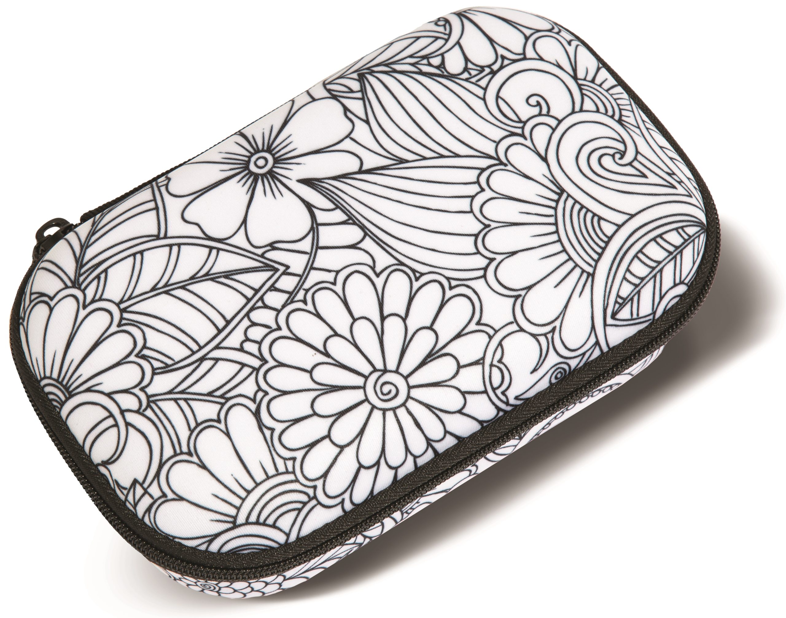Penar cu fermoar, ZIPIT Color In Storage box - Big Flowers