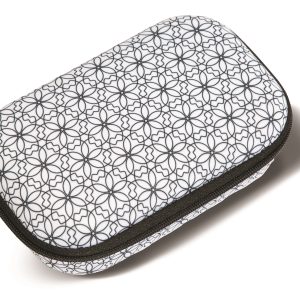 Penar cu fermoar, ZIPIT Color In Storage box - Small Flowers
