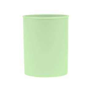 Suport plastic, cilindric, pentru instrumente de scris, D78mm, H-10cm, DONAU Life - verde pastel