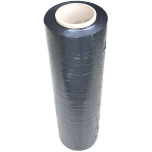 Folie stretch neagra Q-Connect, uz manual, 50cm latime, 23microni, 2.0kg G.W, 1.7kg N.W
