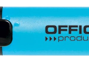 Textmarker varf lat 2-5mm, Office Products - albastru
