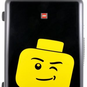 Troller 28 inch, material ABS, LEGO Minifigure Head - negru