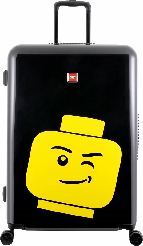 Troller 28 inch, material ABS, LEGO Minifigure Head - negru