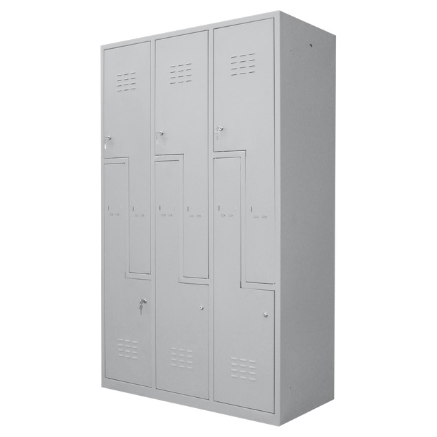 Vestiar 6 usi Z, 1150x450x1800 mm