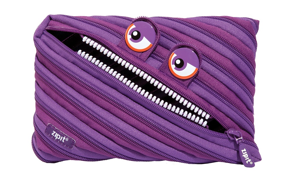 Penar cu fermoar, ZIPIT Wildlings Jumbo - violet